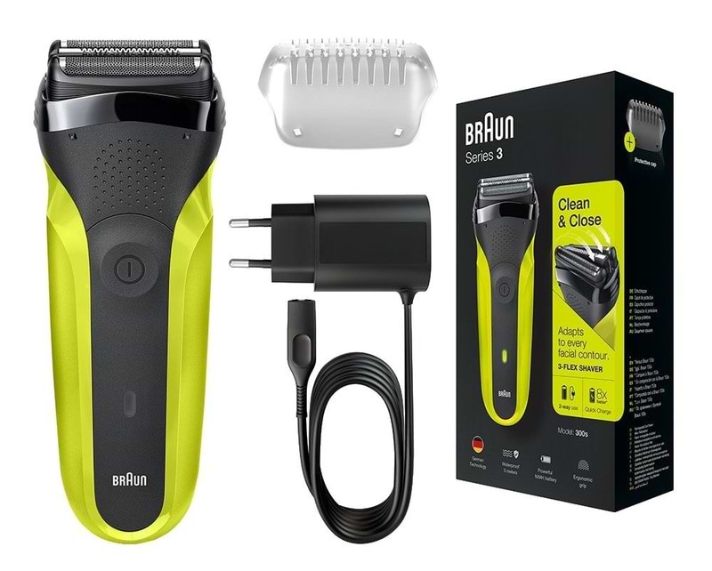 Бритва Braun Series 3 300s Black/Green - Фото 1