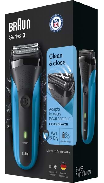 Фото - Бритва Braun Series 3 310s Blue