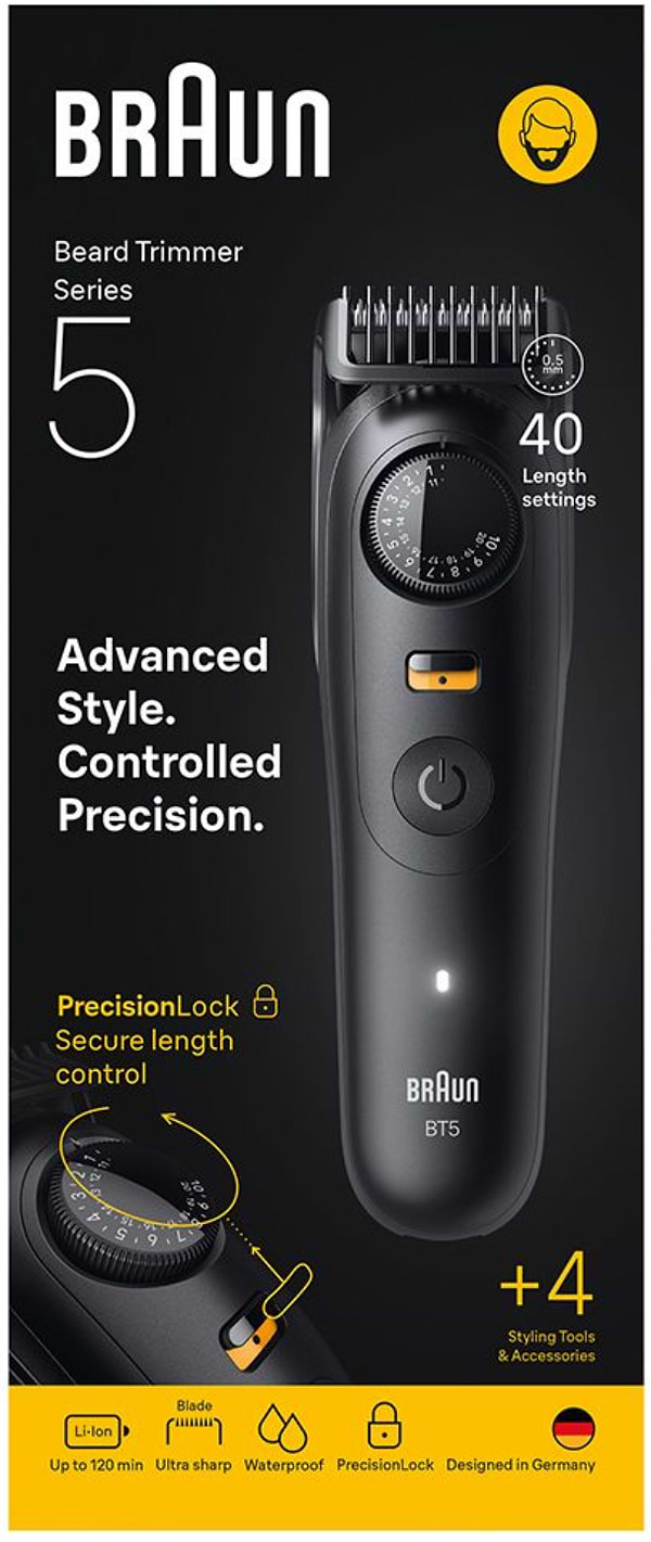 Фото - Тример універсальний Braun Beard Trimmer Series 5 BT5520 тип 5804