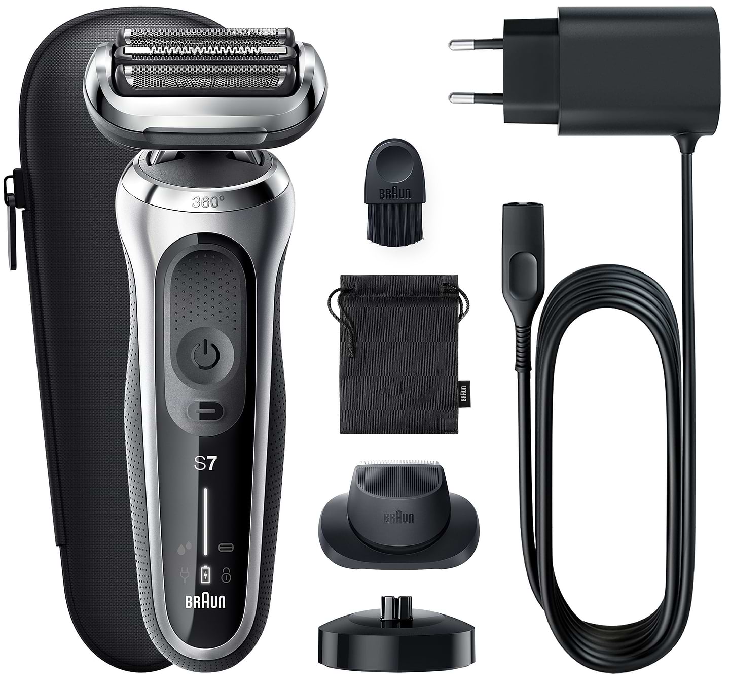 Бритва Braun Series 7 71-S4200cs Silver/Black - Фото 1