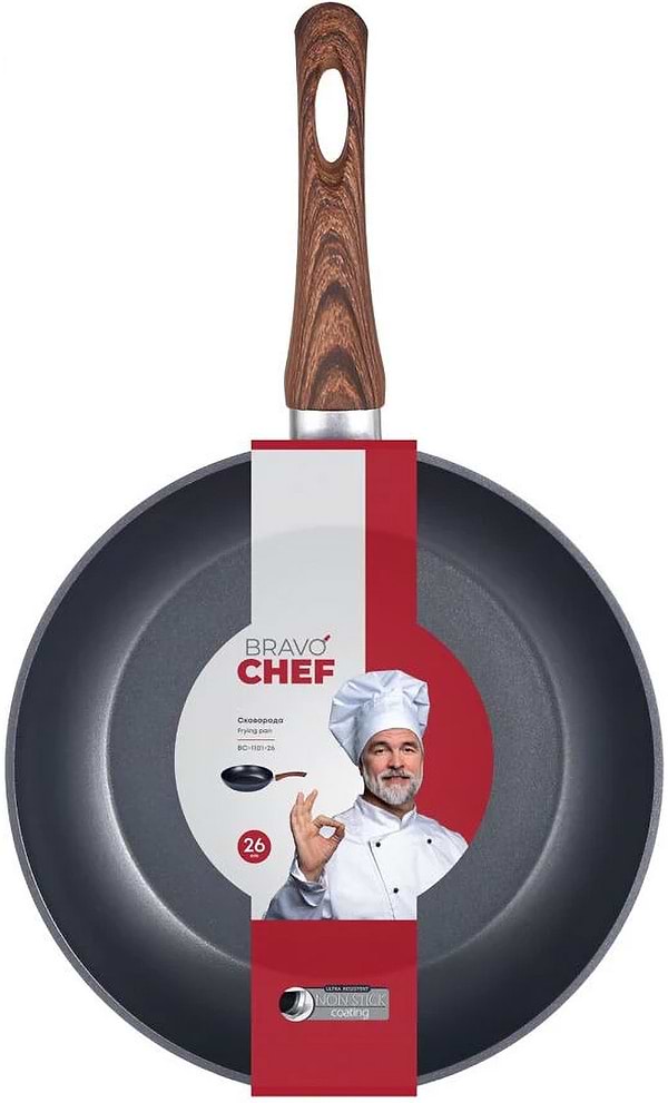 Фото - Сковорода універсальна BRAVO CHEF 26 см Promo (BC-1101-26/р)