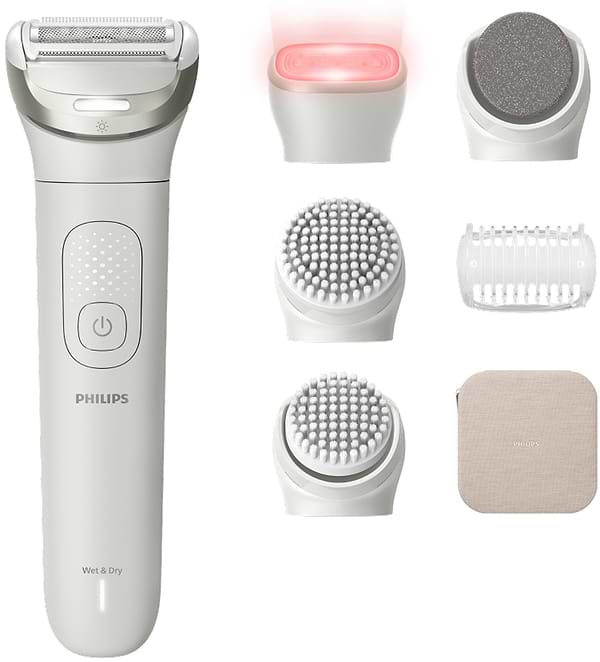 Фото - Мультифункціональний прилад для догляду за шкірою Philips Б'юті-набір BRE748/00 серії 9900 з насадкою Skin LED