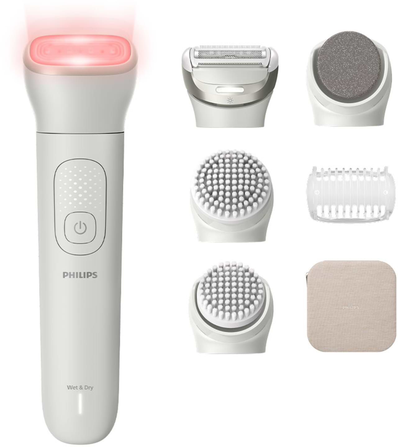 Мультифункциональный прибор по уходу за кожей Philips Бьюти-набор BRE748/00 серии 9900 с насадкой Skin LED