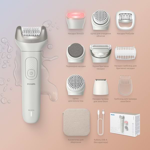 Фото - Мультифункциональный прибор по уходу за кожей Philips Бьюти набор BRE750/00 серии 9900 с насадкой Skin LED