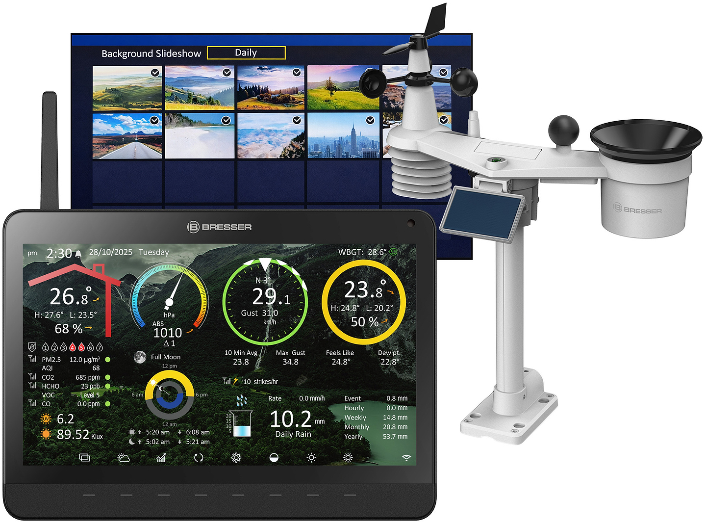 Метеостанция Bresser MeteoChamp 9-in-1 Wi-Fi Photo Frame (15196)