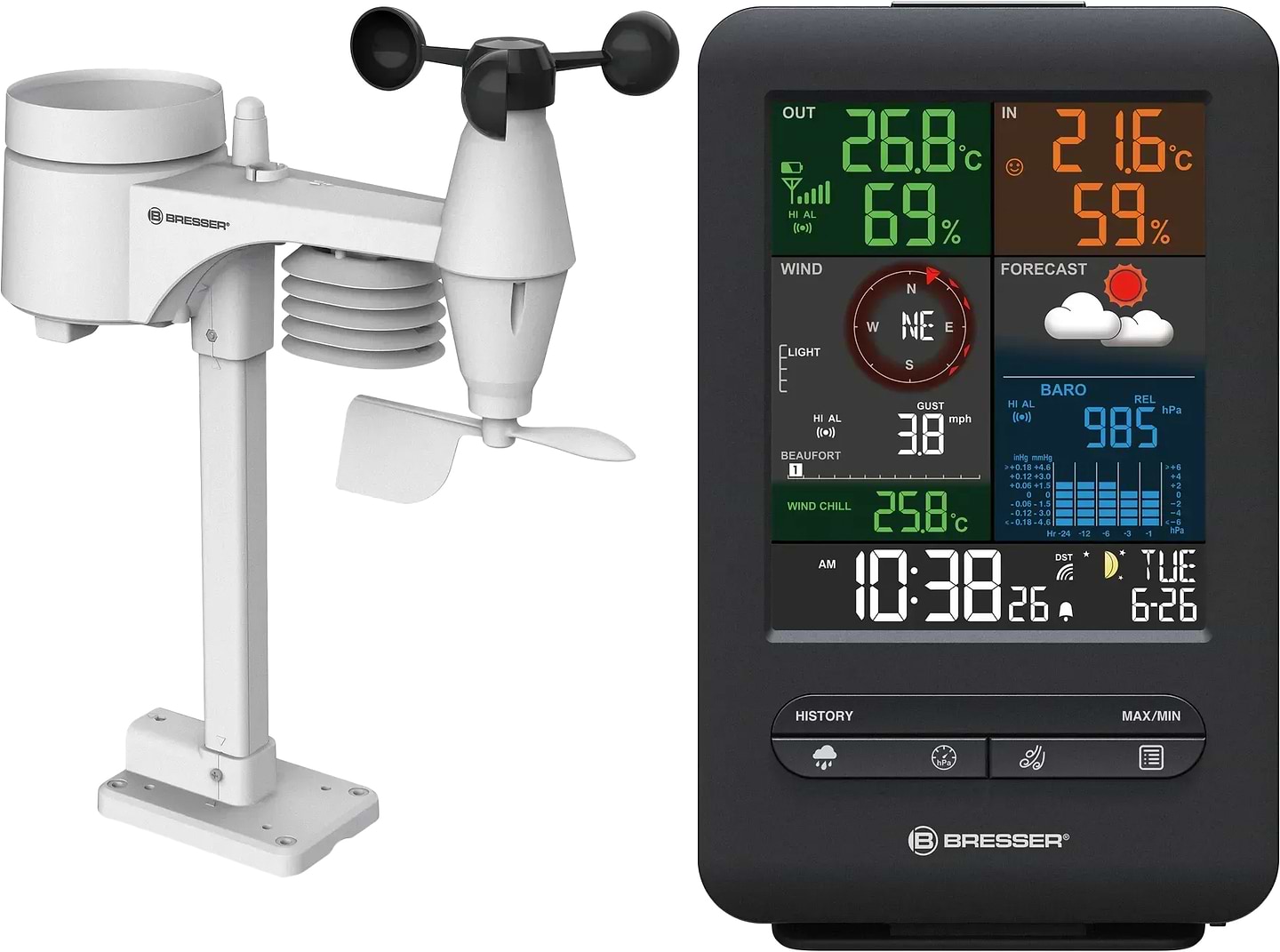 Метеостанция Bresser 5-in-1 Beaufort (7002525/12904)