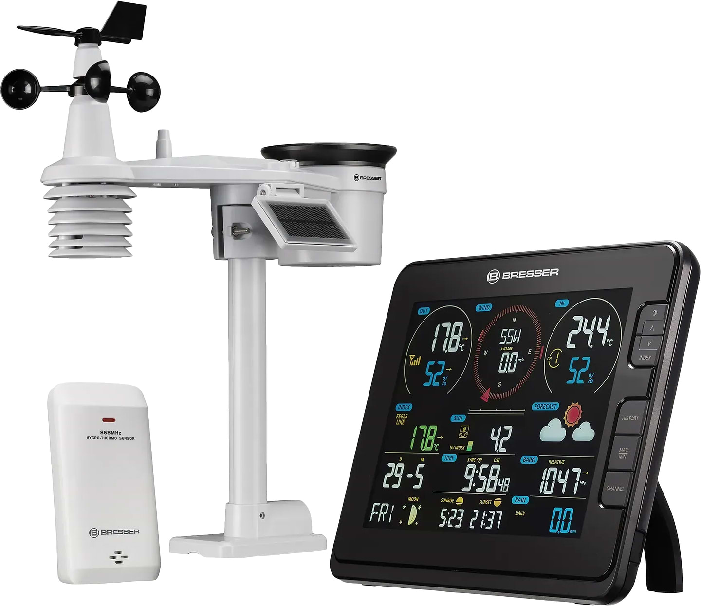 Метеостанция Bresser Professional WIFI 7in1 (7002541/10868)
