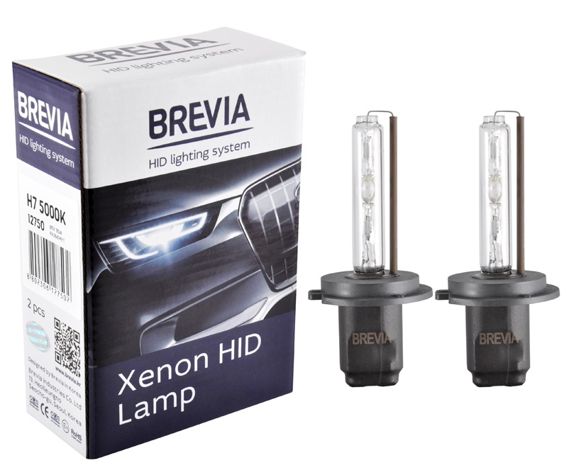 Автолампа Brevia H7,5000K,85V,35W PX26d KET (12750)