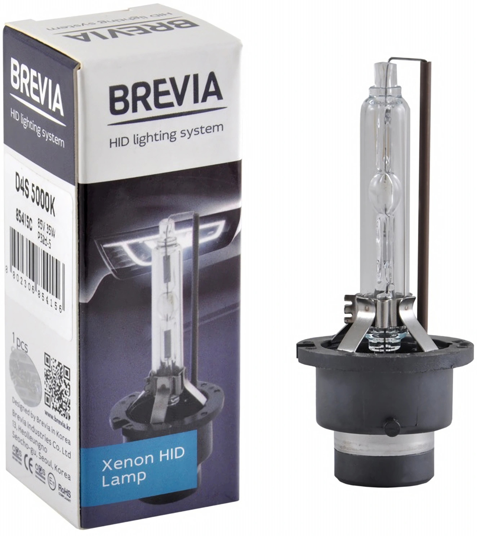 Автолампа Brevia D4S,5000K,42V,35W PK32d-5, (85415c)