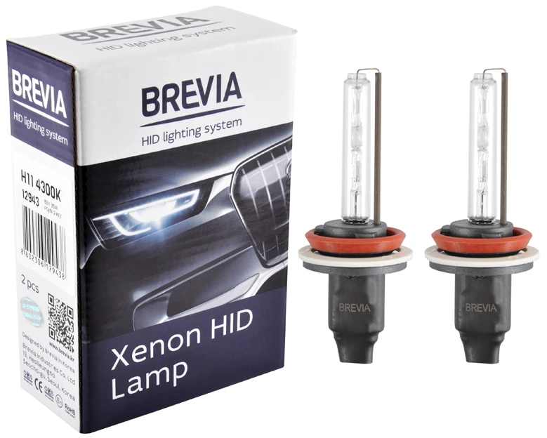 Автолампа Brevia H11,4300K,85V,35W PGJ19-2 KET, (12943)