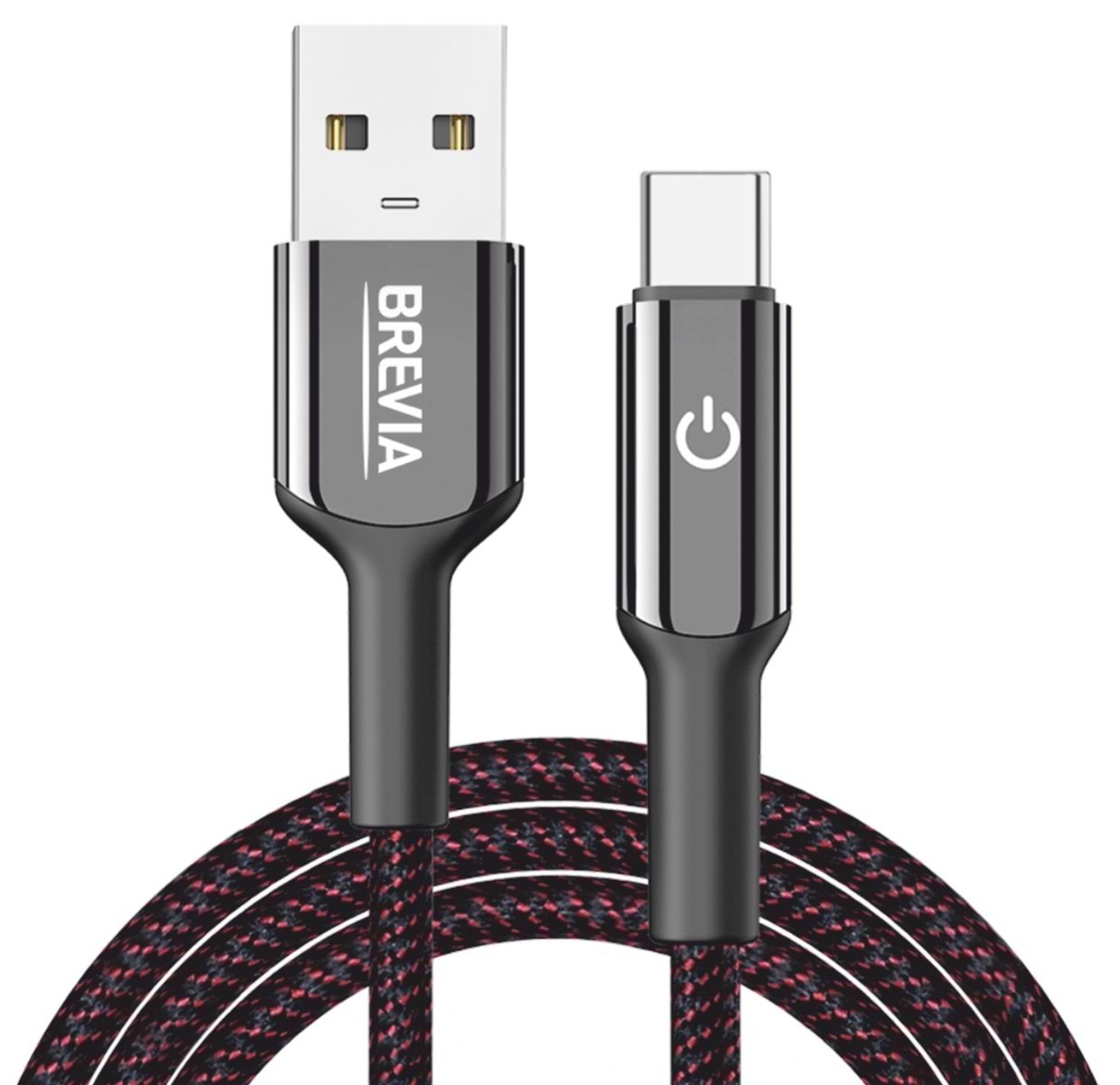 Кабель Brevia USB to Type-C 1,2m, black (54120BUCC1)