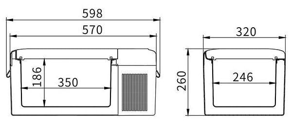 Фото - Холодильник автомобильный Brevia 15 л (22110)