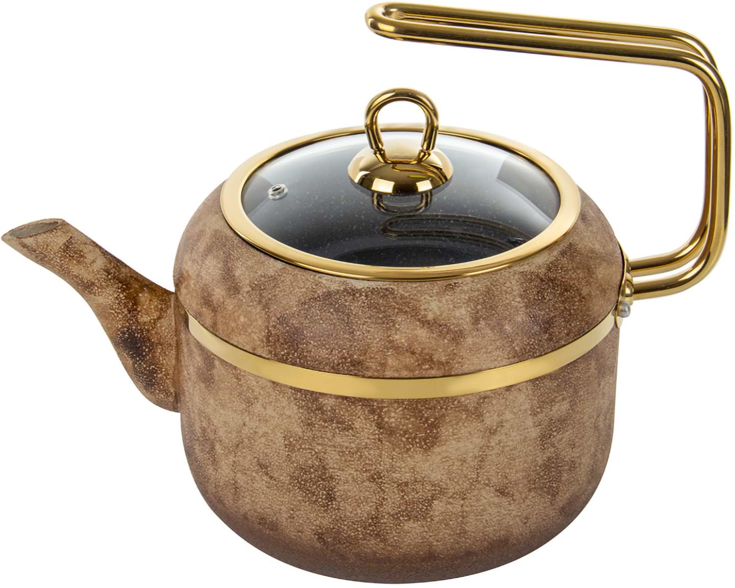 Чайник заварювальний Brioni Tiger eye gold ring 2,5 л (764-027)