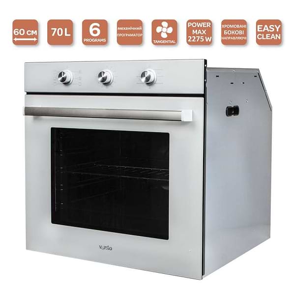 Фото - Духовой шкаф электрический Ventolux BRISTOL 6 MT (WH)