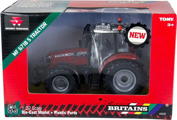 Фото - Коллекционная сельскохозяйственная техника Britains Трактор Massey Ferguson 6718 S 1:32 (43235)
