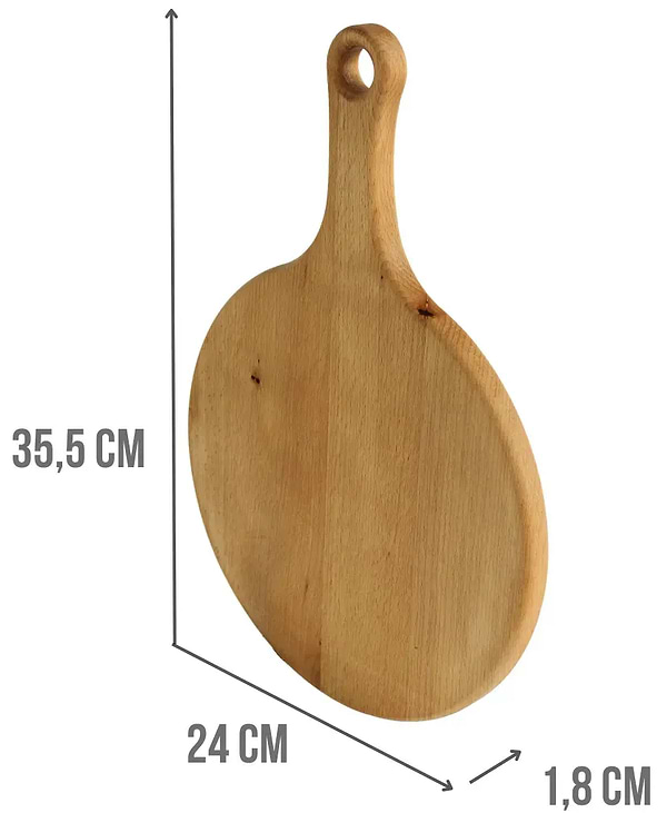 Фото - Доска разделочная Brizoll D019 Бук TOSCANA 24х18 см