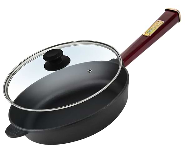 Фото - Сковорода универсальная Brizoll O2460-P2-C Optima-Bordo 240х61,5 мм, с крышкой Фото - Сковорода универсальная Brizoll O2460-P2-C Optima-Bordo 240х61,5 мм, с крышкой