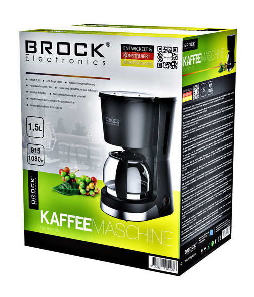 Фото - Кавоварка крапельна BROCK CM 1501 SS