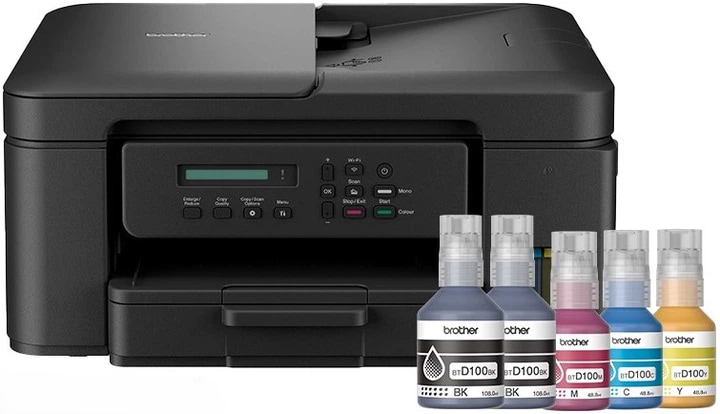 МФУ цветной печати Brother DCP-T730DW с WiFi (DCPT730DWYJ1)