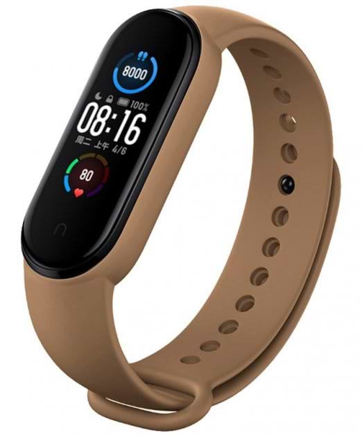 Ремінець для фітнес-браслету BeCover Xiaomi Mi Smart Band 5/Mi Smart Band 6 Brown (707651)