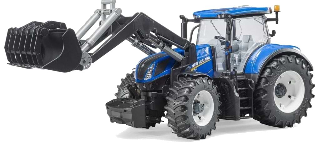 Наземная строительная техника BRUDER Трактор New Holland с погрузчиком М1:16  (03121)