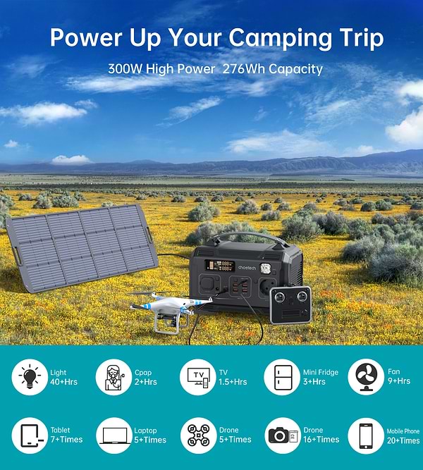 Фото - Зарядна станція універсальна Choetech 300W (BS002)