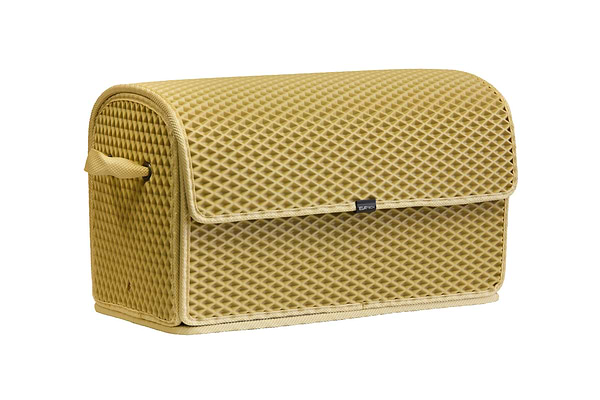 Фото - Сумка-органайзер в багажник EVAtech ромб бежевый кант бежевый (BS12258SM5RII)