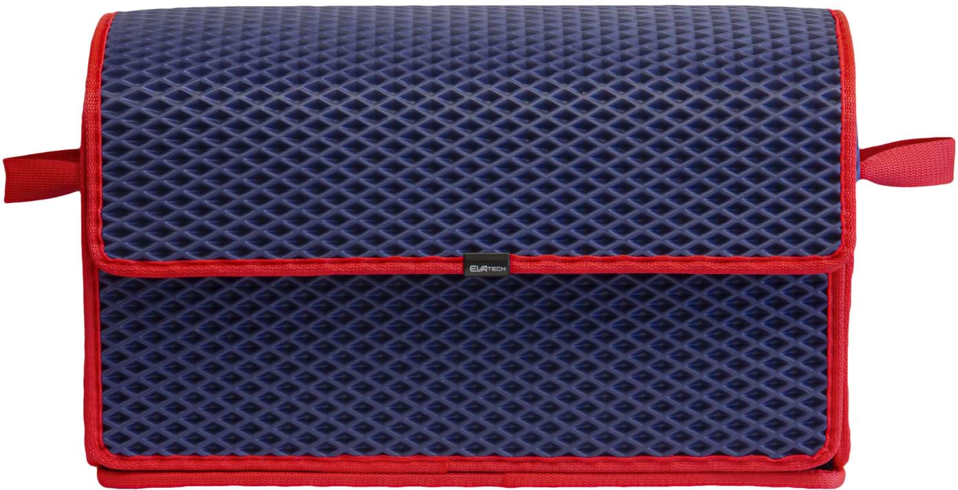 Сумка-органайзер в багажник EVAtech ромб темно-синий кант красный (BS12258SM5RNR)