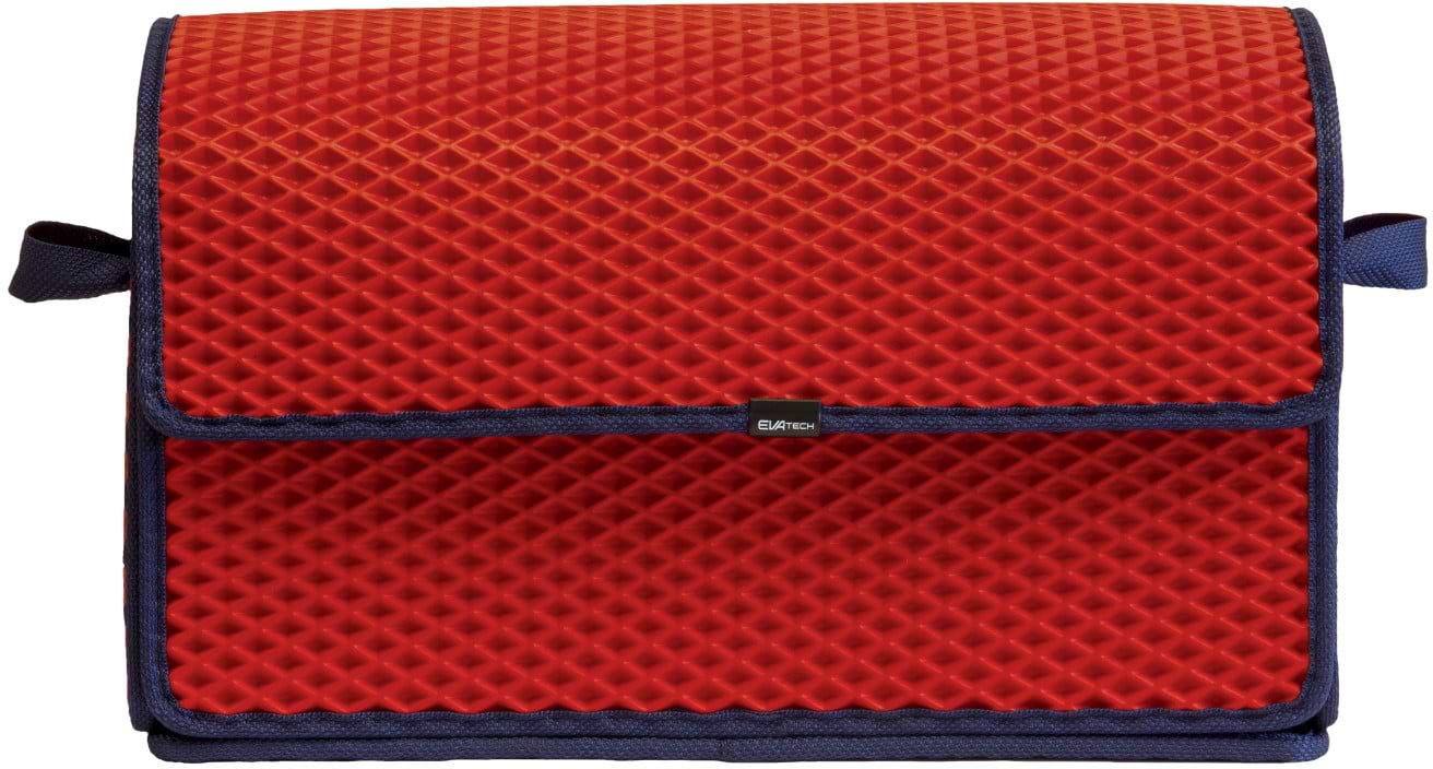 Сумка-органайзер в багажник EVAtech ромб красный кант темно-синий (BS12258SM5RRN)