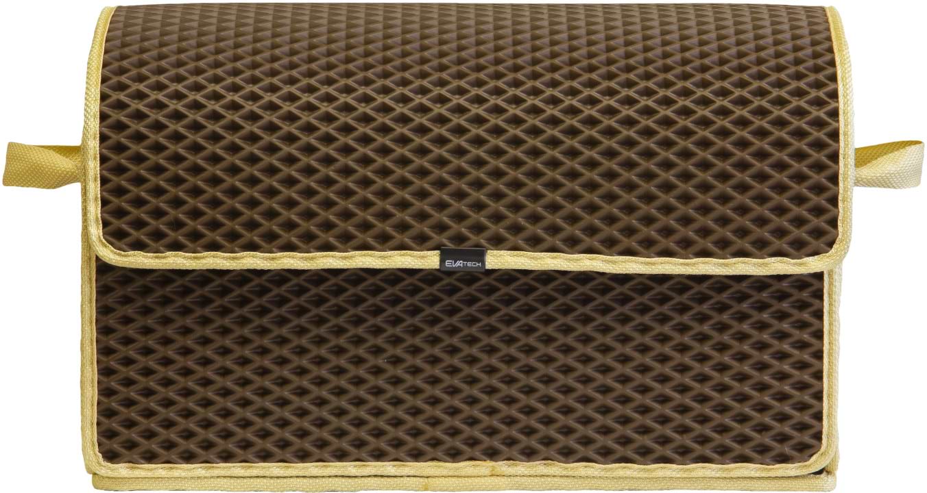 Сумка-органайзер в багажник EVAtech ромб коричневый бежевый кант (BS12258SM5RZI)