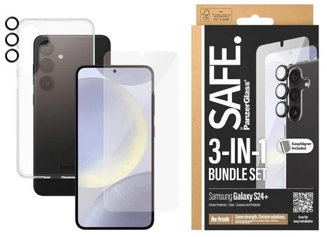 Фото - Чехол для смартфона PanzerGlass 2-in-1 Pack Samsung Galaxy S 2024 Plus (PG_BSAFE95673)