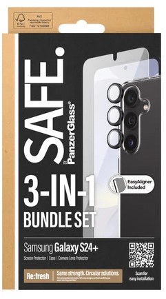 Фото - Чехол для смартфона PanzerGlass 2-in-1 Pack Samsung Galaxy S 2024 Plus (PG_BSAFE95673)