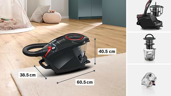 Фото - Пилосос для сухого прибирання без мішка Bosch BGS7POW2