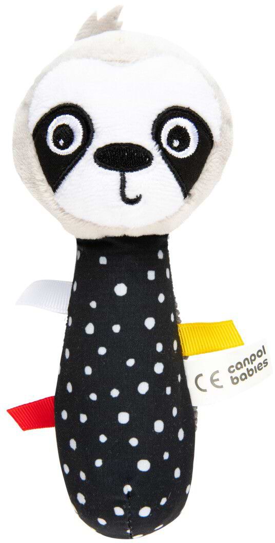 Брязкальце Canpol babies з пищалкою BabiesBoo лінивець (68/095_leni) - Фото 1
