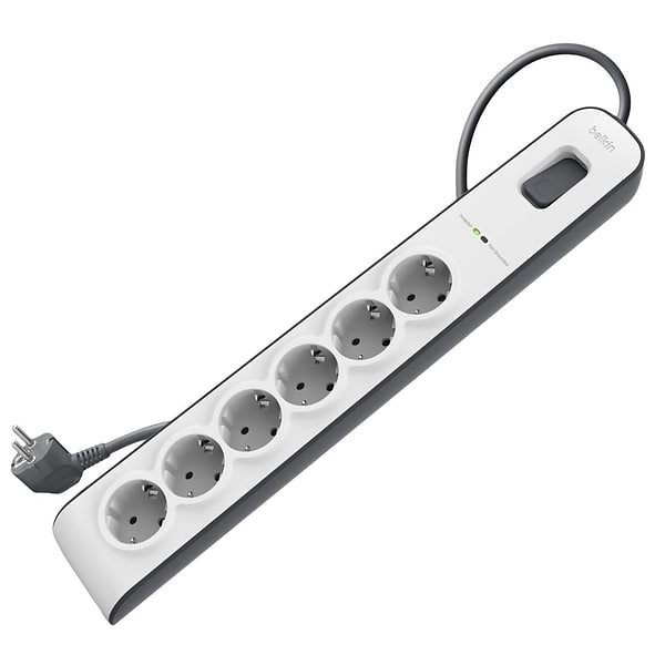 Фото - Мережевий фільтр Belkin 6хType F 2 м White (BSV603VF2M-V2)