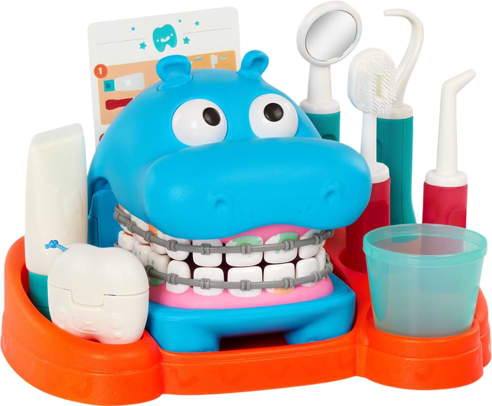 Сюжетно-ролевая игра. Набор-профессий Battat БЕГЕМОТИК У СТОМАТОЛОГА (BT1803Z)