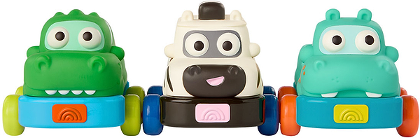 Фото - Инерционный игровой транспорт для малыша Battat АВТОПАРК САФАРИ набор (BT1835Z)