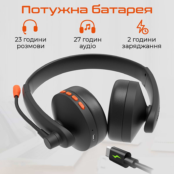 Фото - Гарнітура бездротова Meetion MT-BTH003MIC-A