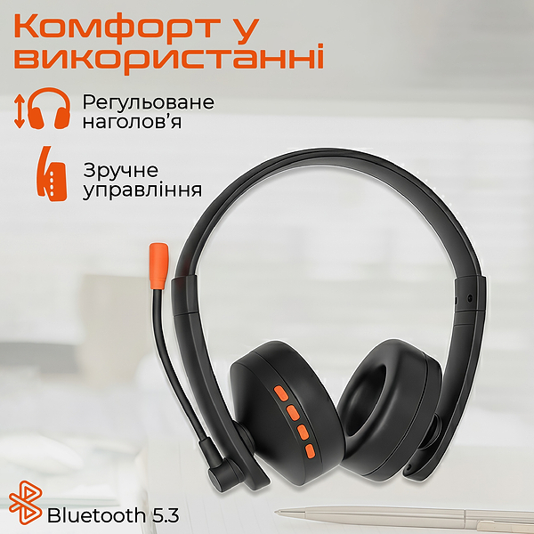 Фото - Гарнітура бездротова Meetion MT-BTH003MIC-A