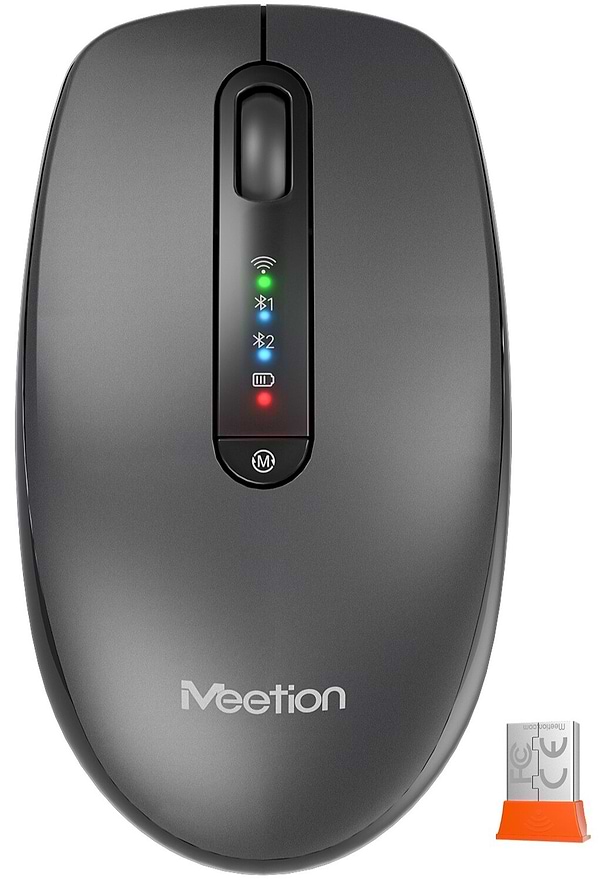 Фото - Миша бездротова Meetion Black (MT-BTM100R-A)