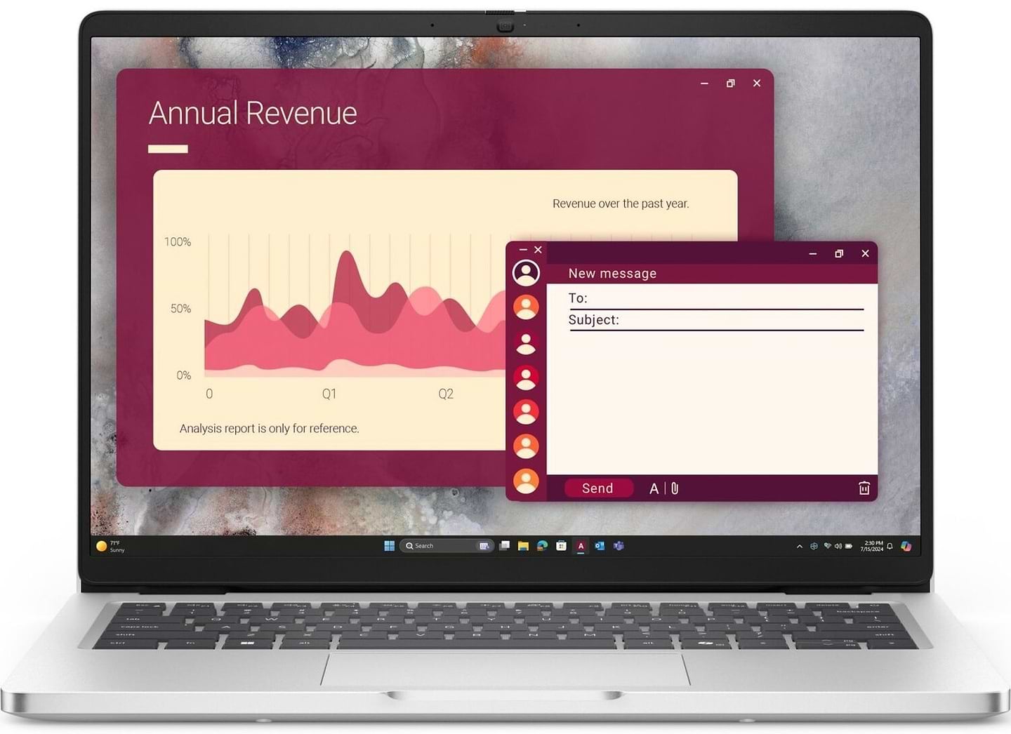 Ноутбук Dell Pro 14 (BTO108PC14250UA_UBU) Silver - Фото 1