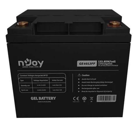 Фото - Аккумулятор для ИБП Njoy GE4012FF 12V 40AH (BTVGCDTOMTCFFCN01B) GEL