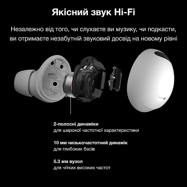 Фото - Навушники вкладиші бездротові TWS INSPIRE Buds2 Pro White