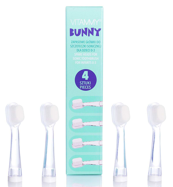 Фото - Насадка для зубної щітки Vitammy Bunny 4 шт. (TH1825-4)