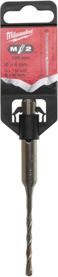 Бур Milwaukee SDS-PLUS M2 4,0х110х50 мм (4932339498)
