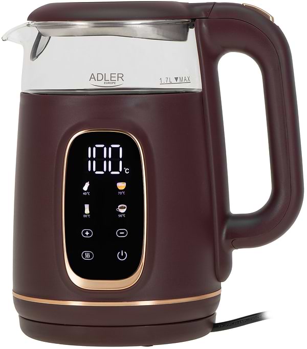 Фото - Електричний чайник Adler AD 1305 Burgundy