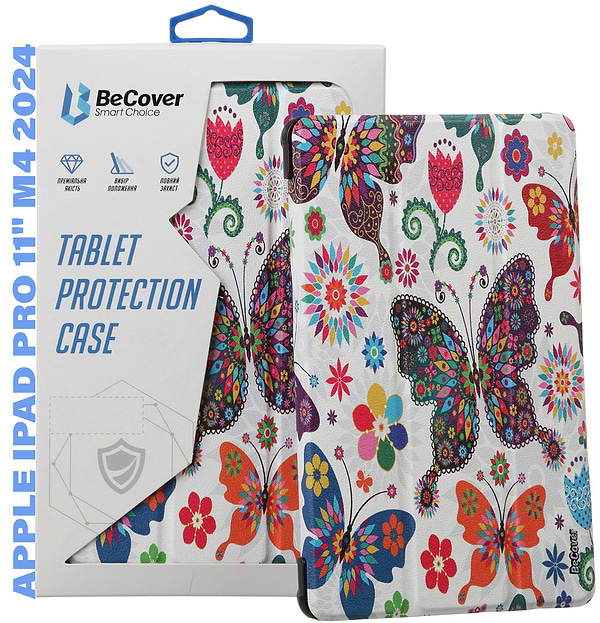 Фото - Чехол для планшета BeCover Smart Case for Apple iPad Pro 11'' M4 2024 Butterfly (711631)