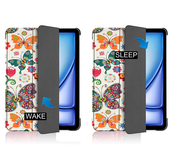 Фото - Чехол для планшета Becover Smart Case for Apple iPad Air 11" M2/M3 (2024/2025) Butterfly (711599)