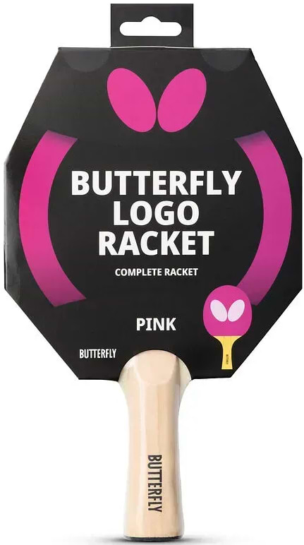 Ракетка для настольного тенниса Butterfly Logo Racket Pink FL (6017873302)