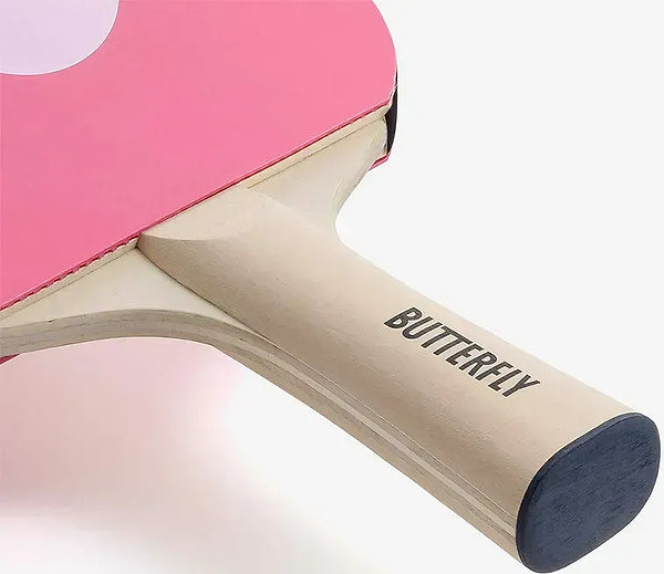 Фото - Ракетка для настольного тенниса Butterfly Logo Racket Pink FL (6017873302)